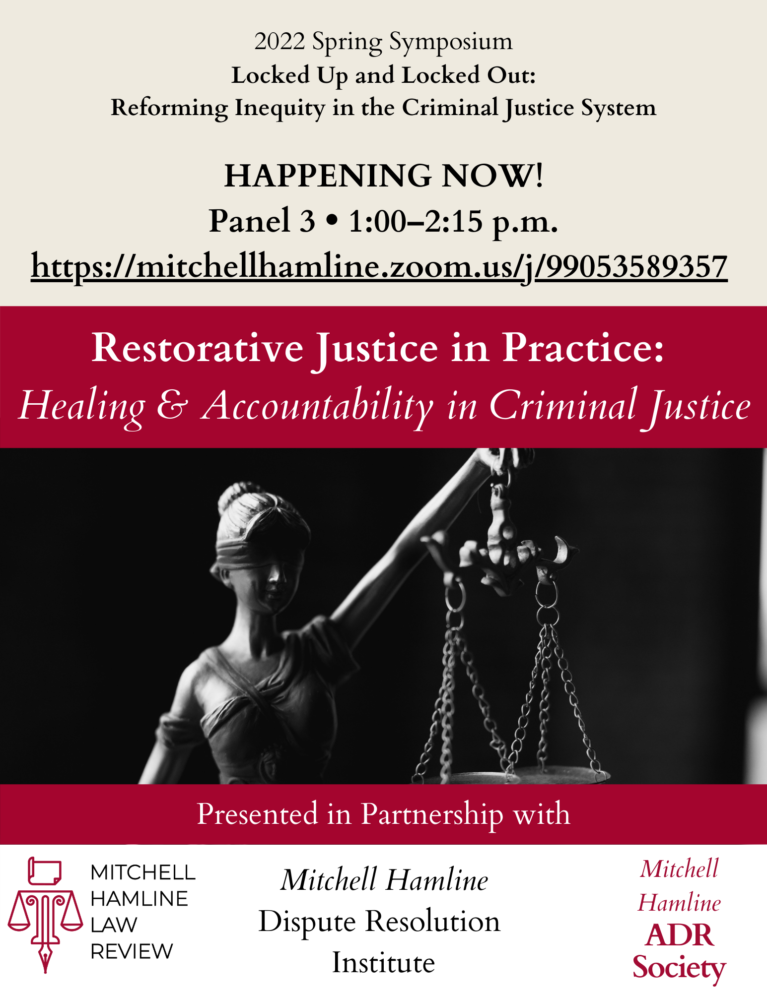 Starting Now Symposium Panel 3 Restorative Justice In Practice Mitchell Hamline Law Review 4179